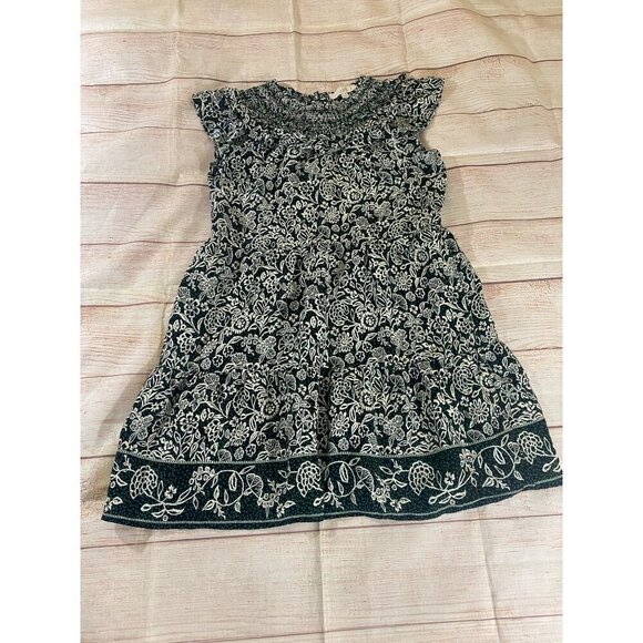 Loft Women's Cap Flutter Sleeve Floral Summer Midi Dress - Medium - Picture 4 of 13